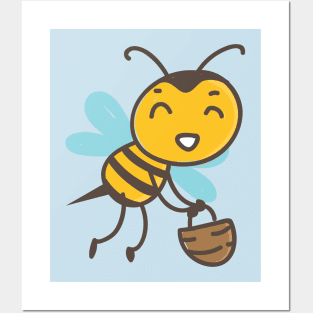 Cute bee Posters and Art